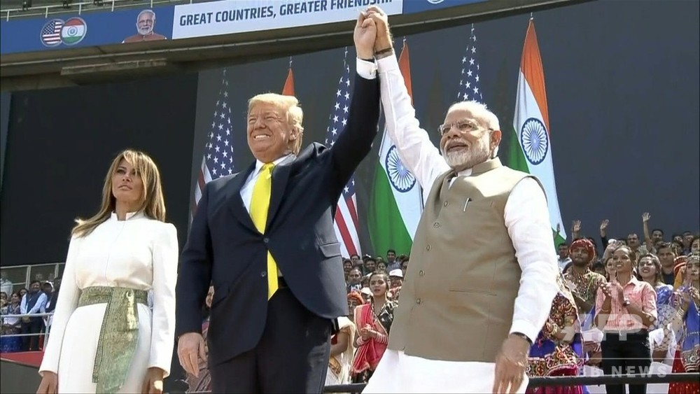 トランプ大統領　訪印